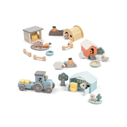 Done by Deer Tracteur Tiny Farm Dotti Blue