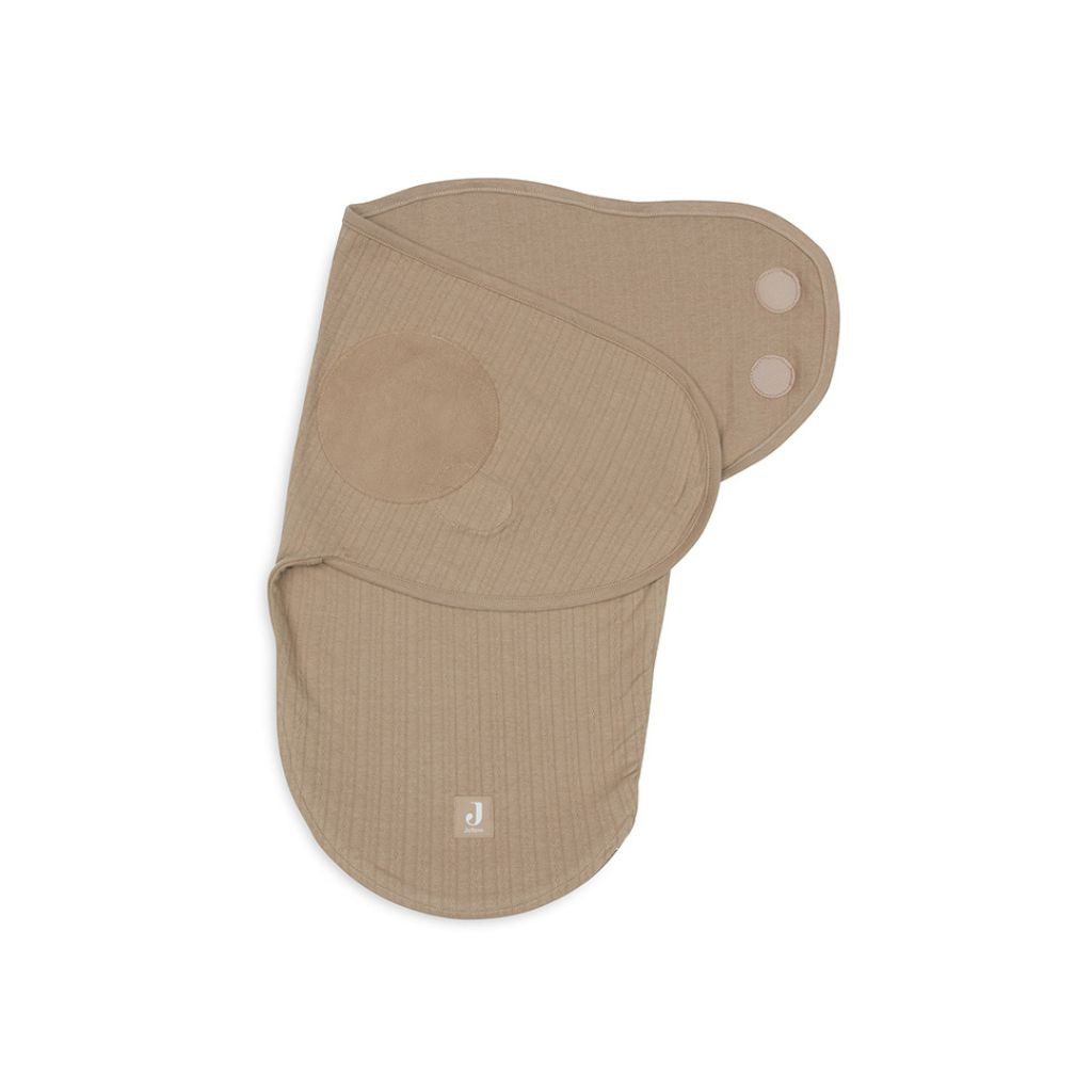 Jollein Couverture d'emmaillotage Wrapper Ajour TOG 0,5 Biscuit 55 cm