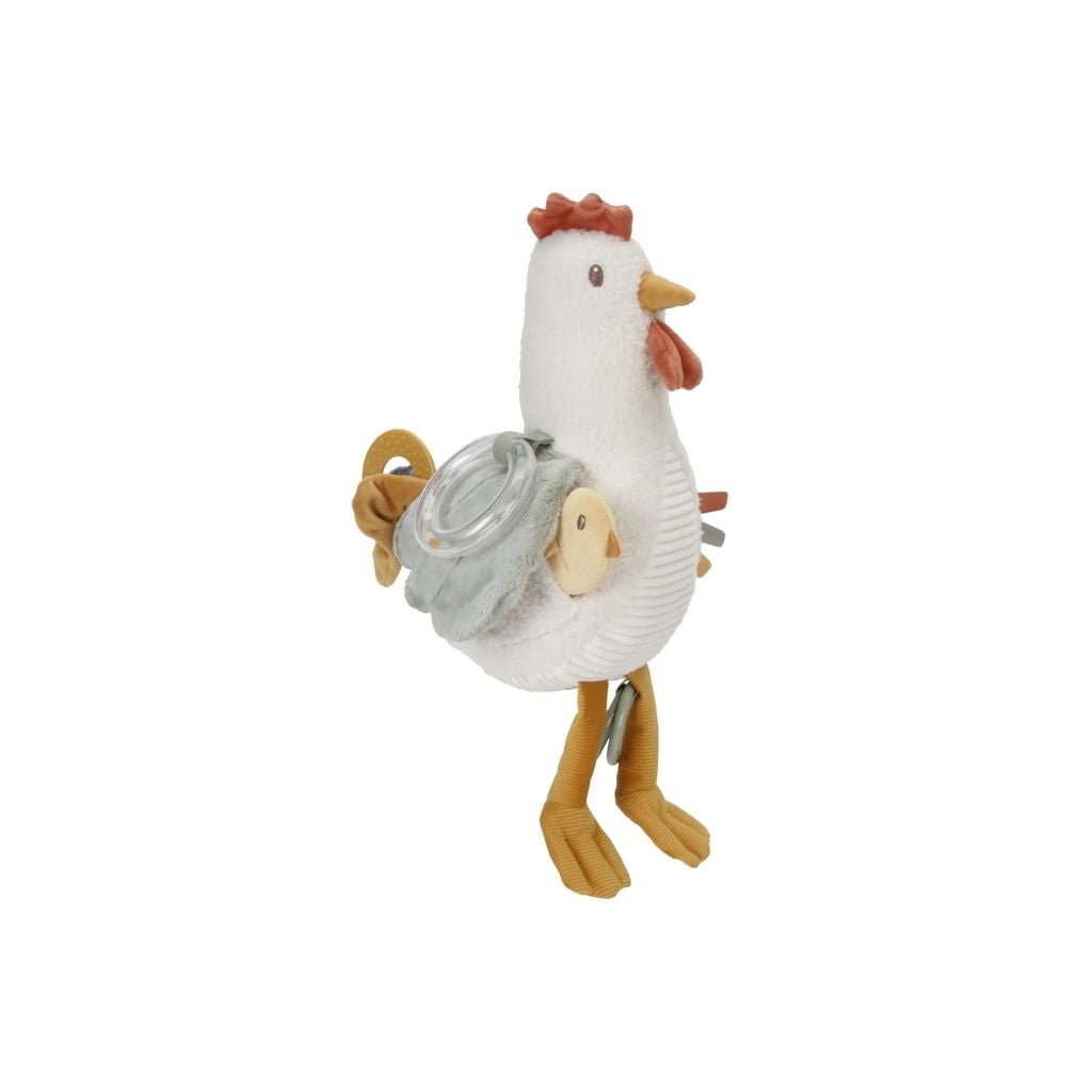 Little Dutch Activiteitenknuffel Little Farm kip 22 cm