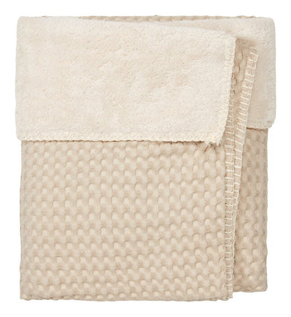Koeka Couverture pour berceau ou parc Oslo Sand/Pebble teddy