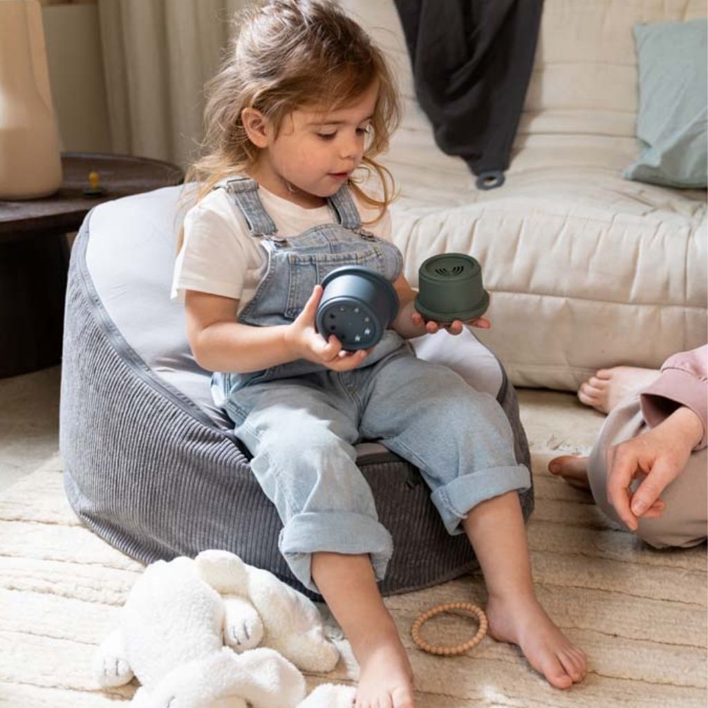 doomoo Pouf Seat'n Grow Grey