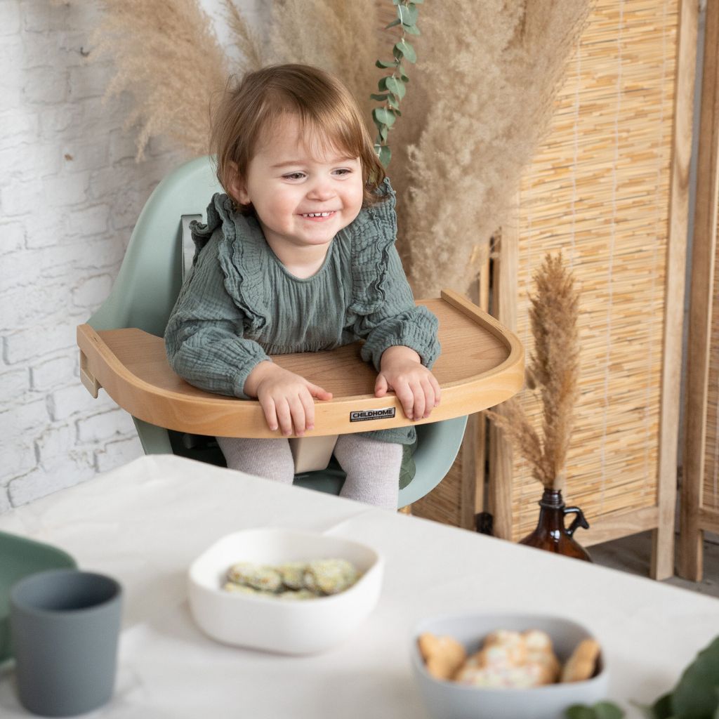 Childhome Chaise haute Evolu 2 Natural Mint