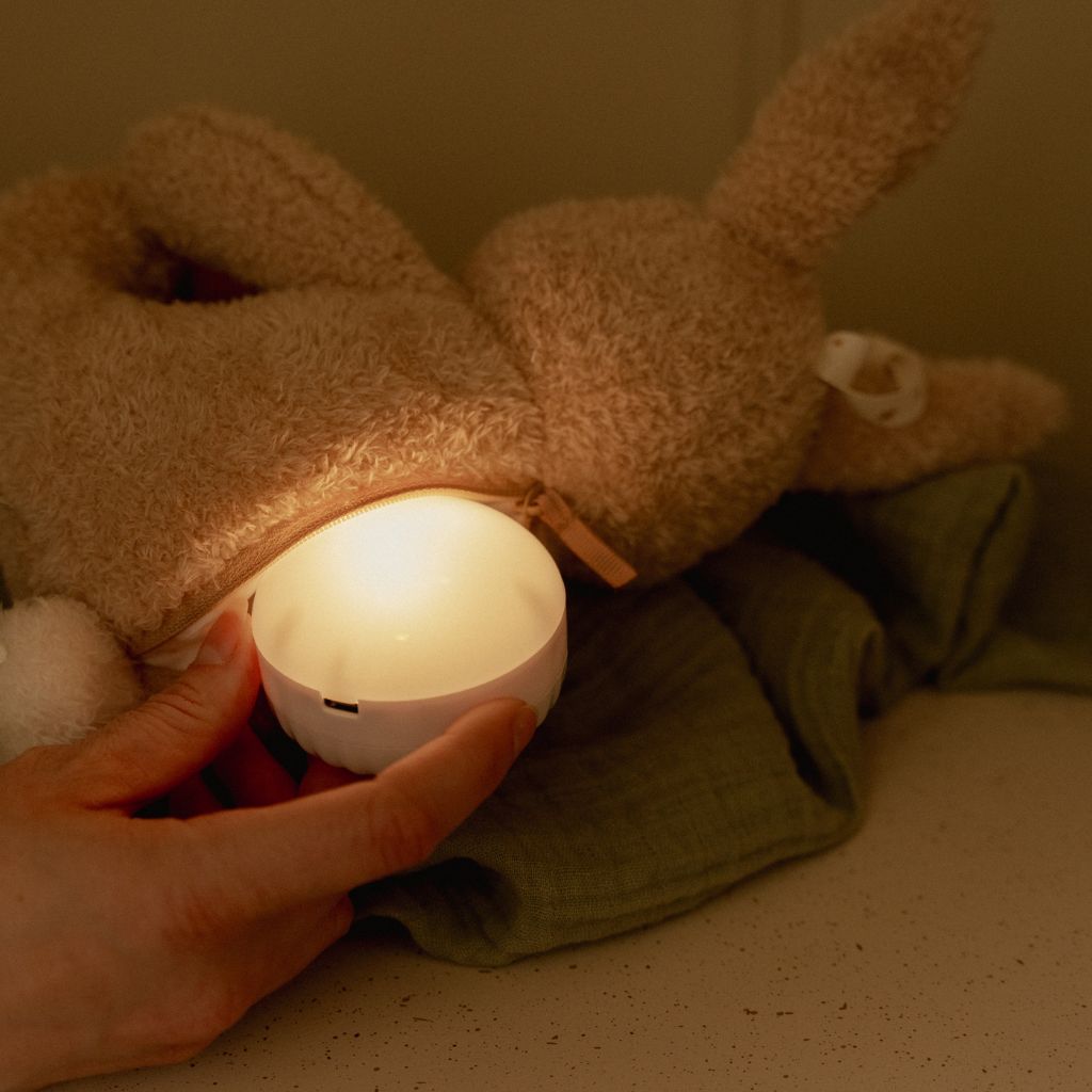Little Dutch Peluche avec son et lumière Baby Bunny