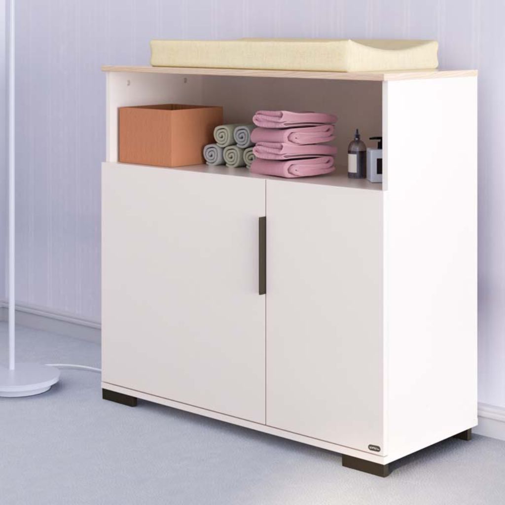 Yuny Commode avec rallonge Suzie Off-White