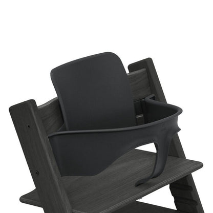 Stokke® Eetstoel Tripp Trapp® Oak Black + Baby Set² Tripp Trapp Oak Black