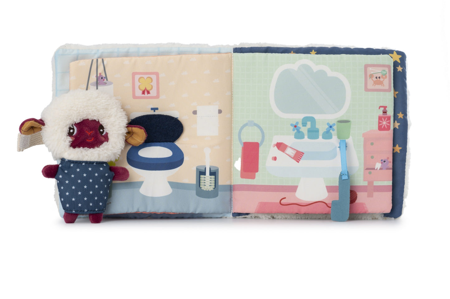 Lilliputiens Livre en tissu "Bonne nuit Yvon"
