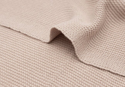 Jollein Couverture pour berceau ou parc Basic Knit Wildrose