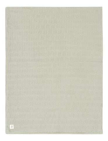 Jollein Couverture pour berceau ou parc Grain Knit Velour Olive Green 