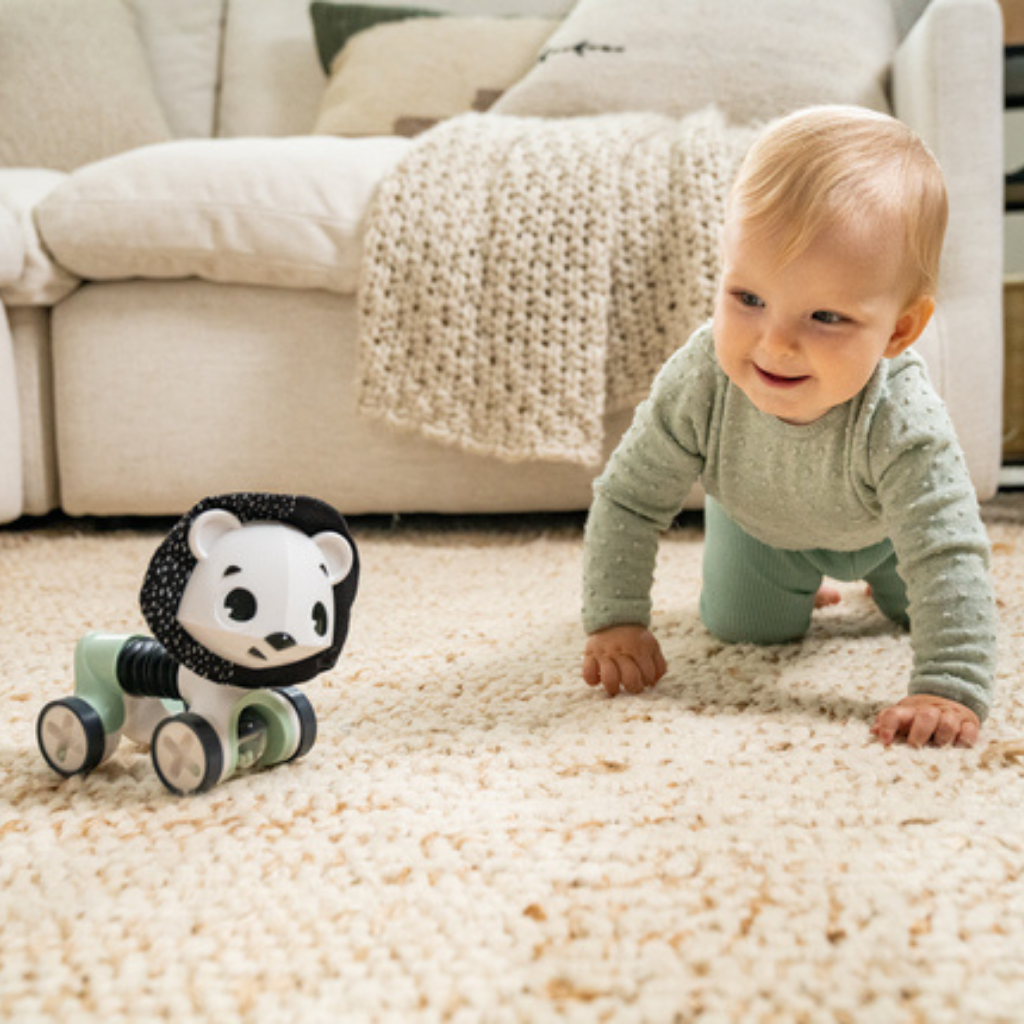 Tiny Love Jouet d'activité George le Lion Black & White
