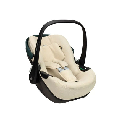 Ukje Housse De Siège-Auto Pour Maxi-Cosi Siège Auto Portable Pebble 360 Groupe 0+ Beige Gaufré 