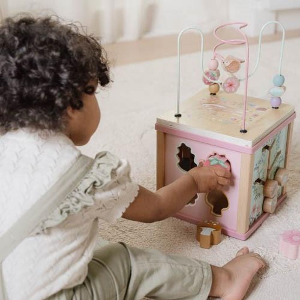 Little Dutch Cube d'activités en bois Fairy Garden