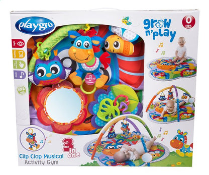 Playgro Speeltapijt Clip Clop Activity Gym with Music