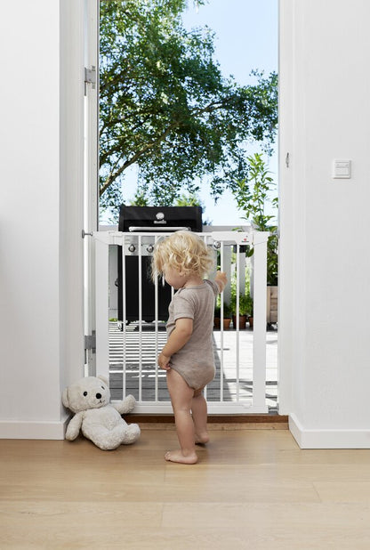 BabyDan Barrière de porte Asta blanc