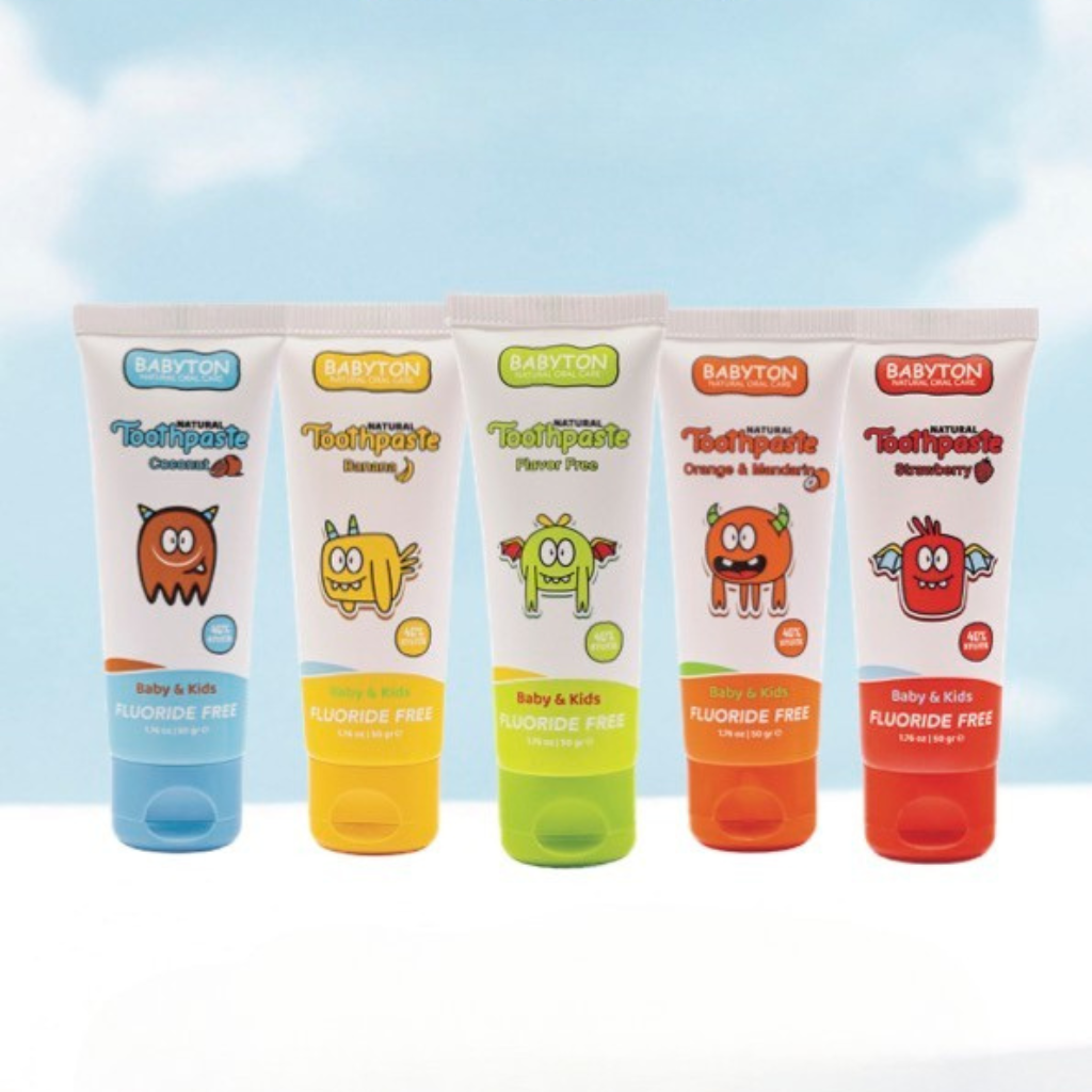 Babyton Dentifrice naturel sans goût 50 g