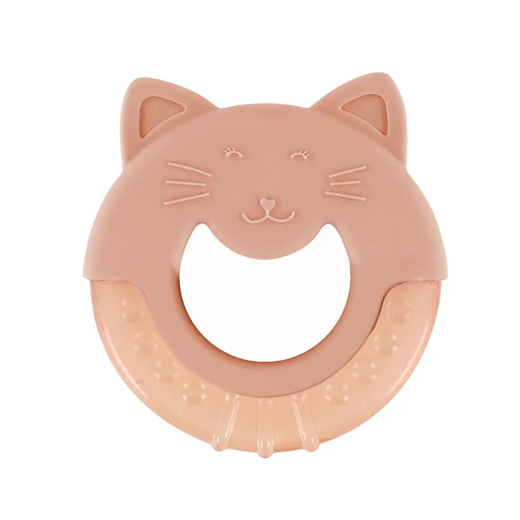 Trixie Baby Koelbijtring Mrs. Cat roze
