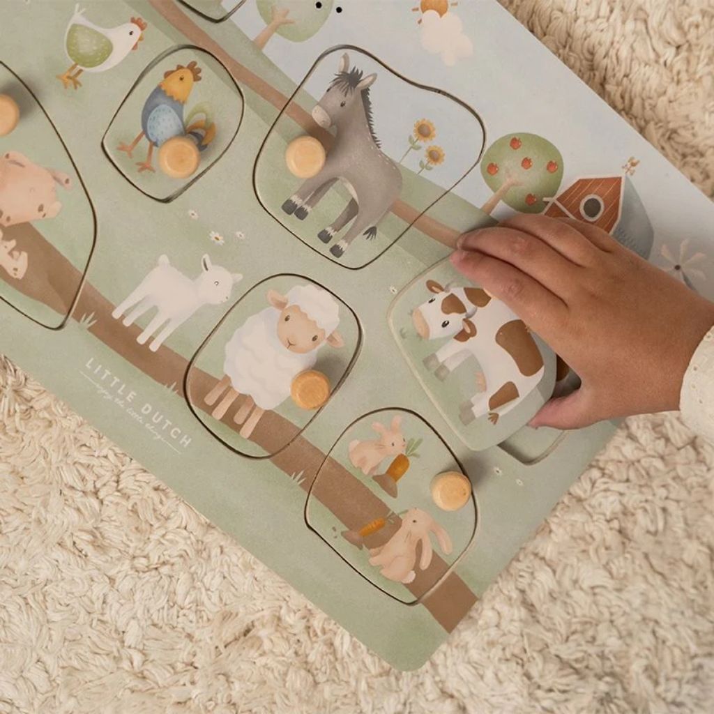 Little Dutch Puzzle en bois avec son Little Farm