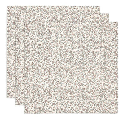 Jollein Tetradoek Retro Flowers Multi - 3 stuks