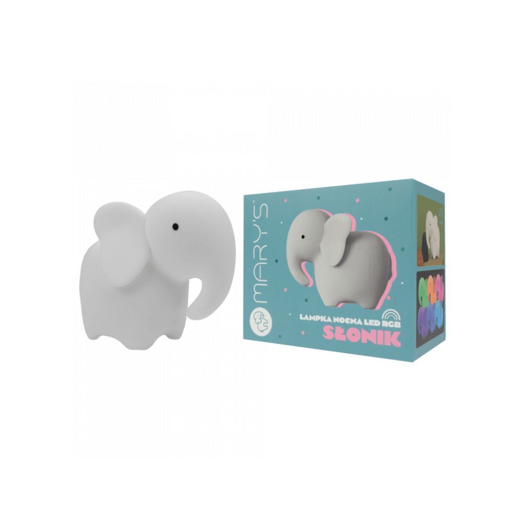 MARY'S Veilleuse Elephant Led White