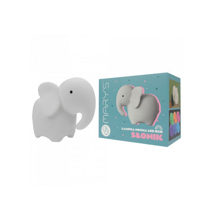 MARY'S Veilleuse Elephant Led White