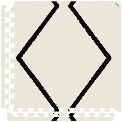 Eeveve Tapis-puzzle Beni Ecru