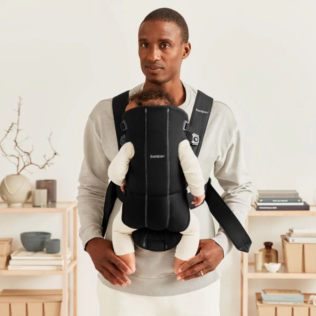 BabyBjörn Porte-bébé ventral Mini 3D Mesh  noir