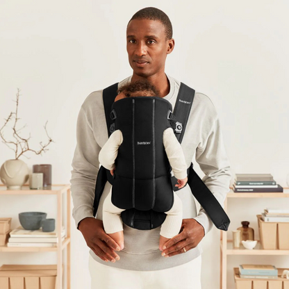 BabyBjörn Porte-bébé ventral Mini 3D Mesh  noir