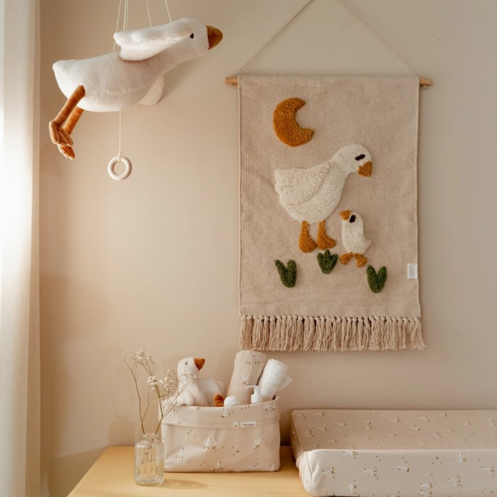 Little Dutch Tetradoek Newborn Naturals Little Goose Beige L 70 x B 70 cm - 2 stuks