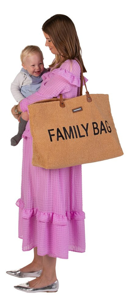Childhome Sac à langer Family Bag teddy brun