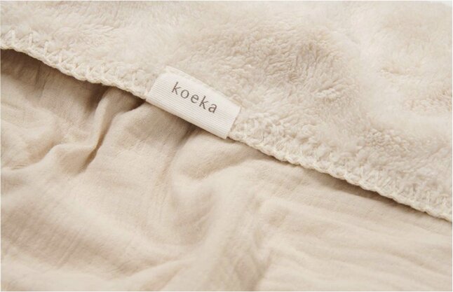 Koeka Couverture pour berceau ou parc Faro Warm White