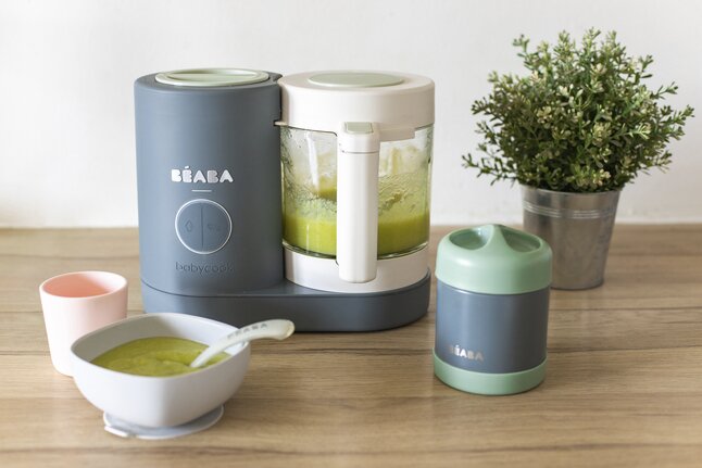 Béaba Stoomkoker-mixer Neo® Mineral Grey
