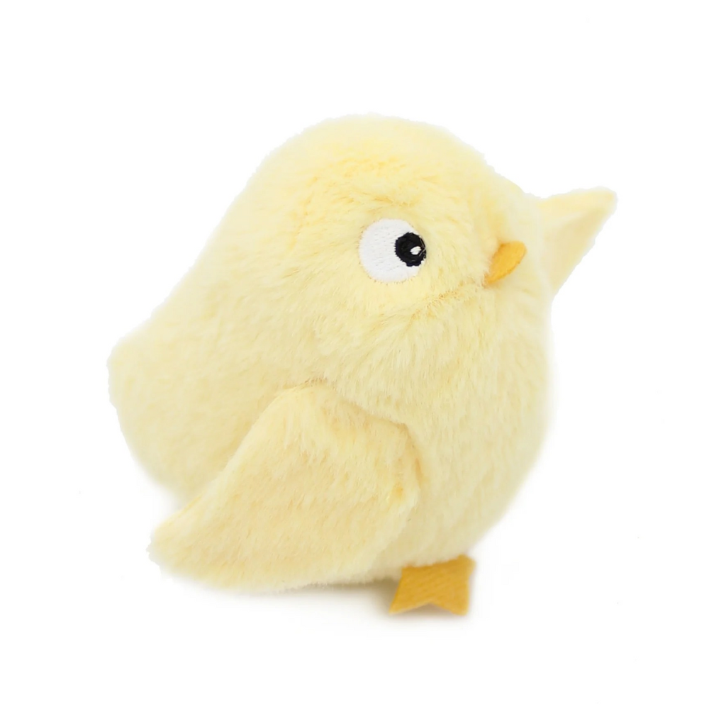 Les Déglingos Knuffel Pioupiou Hen Mom & Baby White Ptipotos