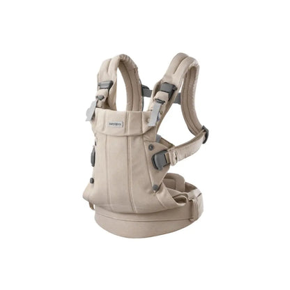 BabyBjörn Draagzak Harmony Geweven Mélange Lichtbeige