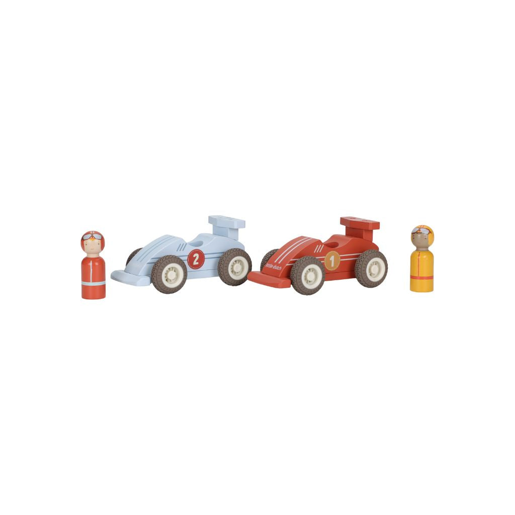 Little Dutch Houten Pullback Raceauto's