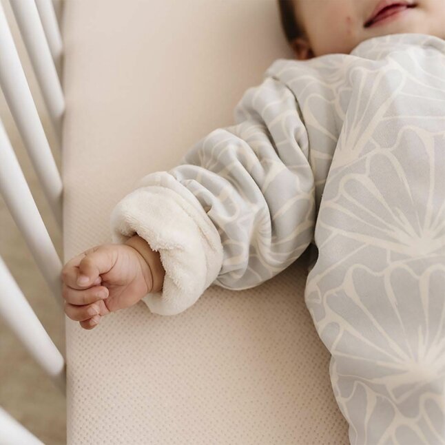 Puckababy Sac de couchage 4 saisons Seashell TOG 0,25-2,5 Stone 100 cm