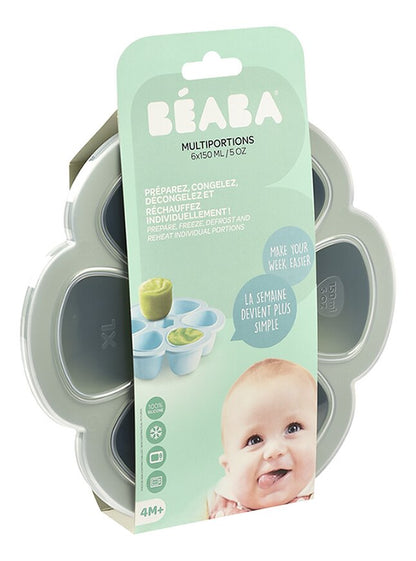Béaba Pot de conservation 6 x 150 ml vert
