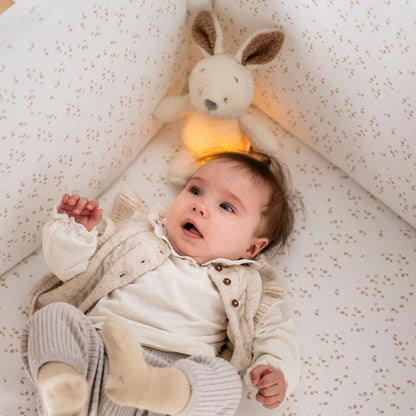 Nattou Peluche veilleuse Teddy/Nightlights Mini Sleepy lapin vanille