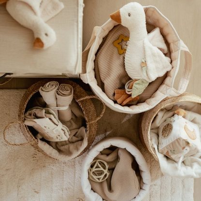 Little Dutch Opbergmand groot Pure Soft Beige Stripes