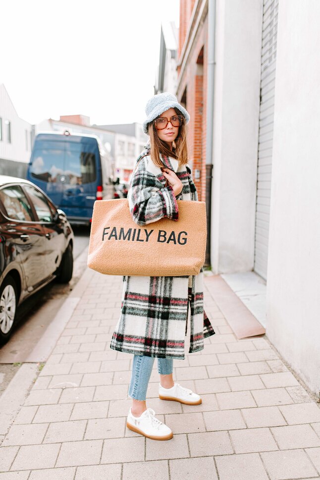 Childhome Sac à langer Family Bag teddy brun