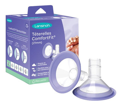 Lansinoh Téterelle Comfort Fit 21 mm - 2 pièces