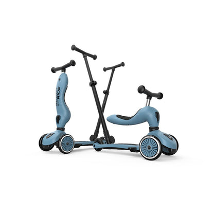 Scoot and Ride Loopfiets Highwaykick 1 Push & Go Steel