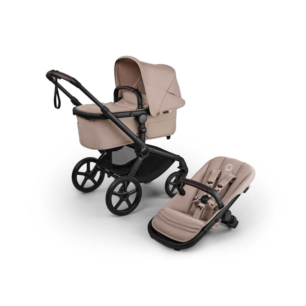 Bugaboo Poussette 2-en-1 Fox 5 Renew avec nacelle Taupe Desert