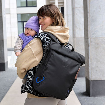 Lässig Sac à dos Rolltop noir