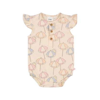 Feetje Romper AOP Sunshine m 68 Peach Meisjes