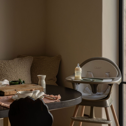 Quax Eetstoel evolutief Ultimo 3 Luxe Tijm-Naturel