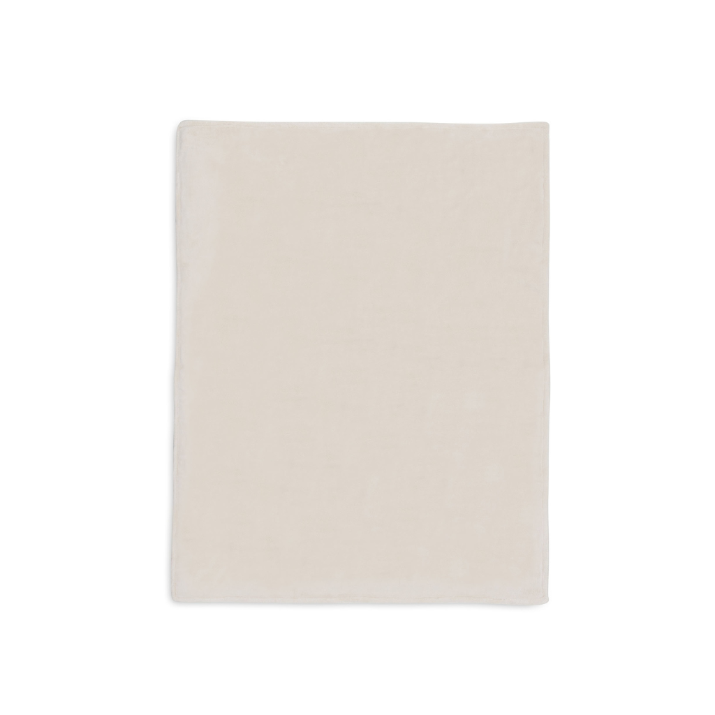 Jollein Deken voor wieg Basic Knit Oatmeal/Velvet 75 x 100 cm