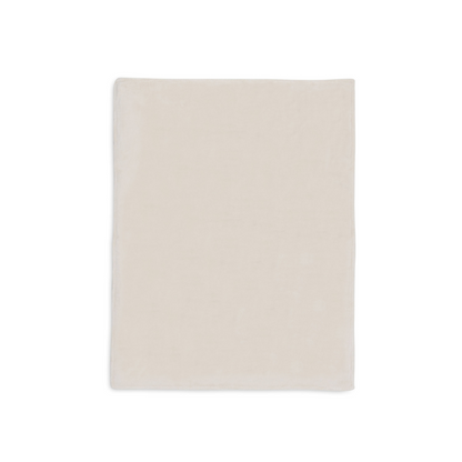 Jollein Deken voor wieg Basic Knit Oatmeal/Velvet 75 x 100 cm