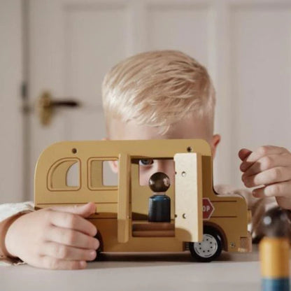 Little Dutch Bus scolaire en bois