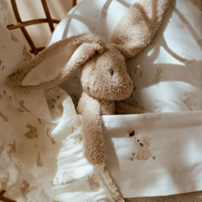 Little Dutch Wieglaken Newborn Naturals Baby Bunny wit
