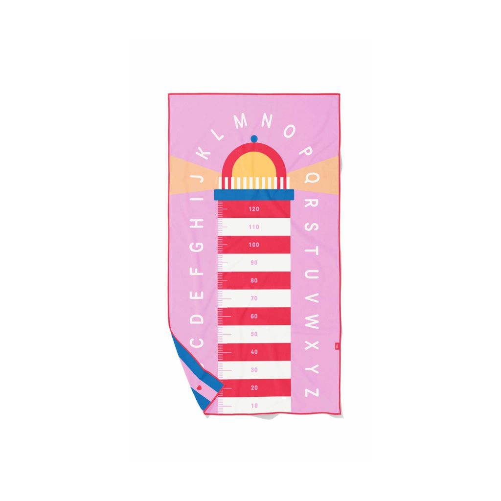 Quut Handdoek Lighthouse 100 x 180 cm Cherry