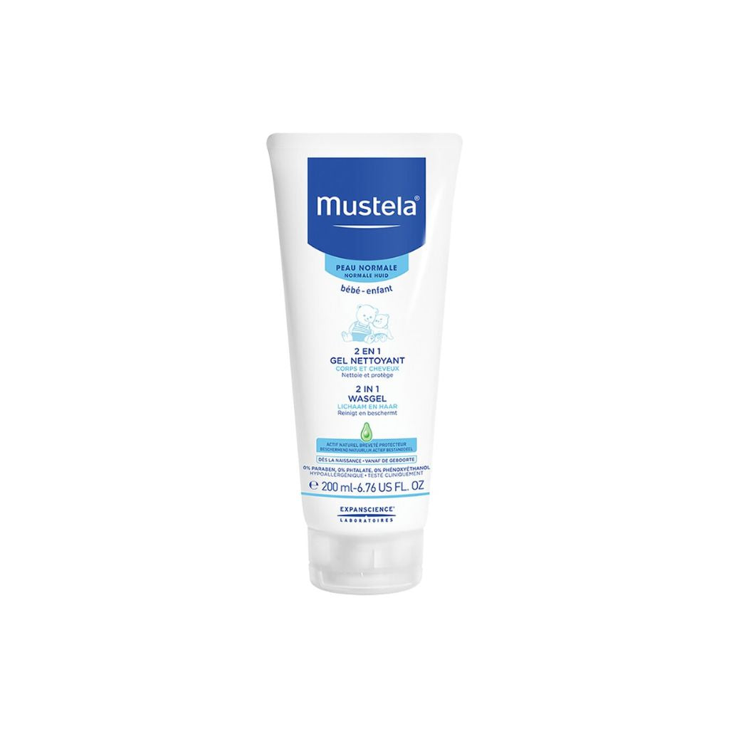 Mustela Wasgel 2-in-1 Haar en Lichaam 200 ml